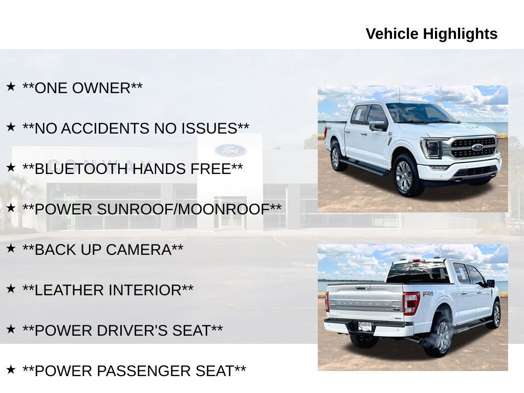 Used 2023 Ford F150 Platinum w/ Equipment Group 701A High image 6