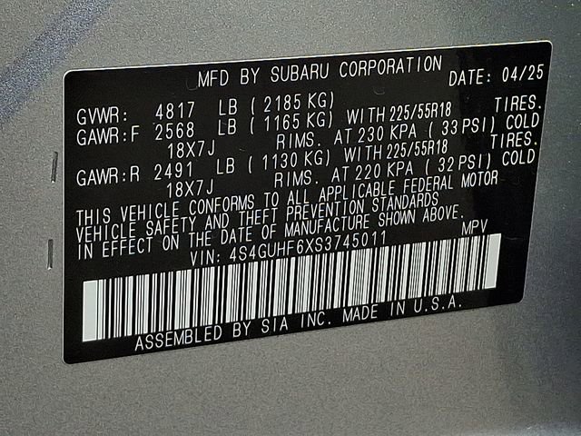 Certified 2025 Subaru Crosstrek 2.5i Sport w/ Popular Package #3A image 27