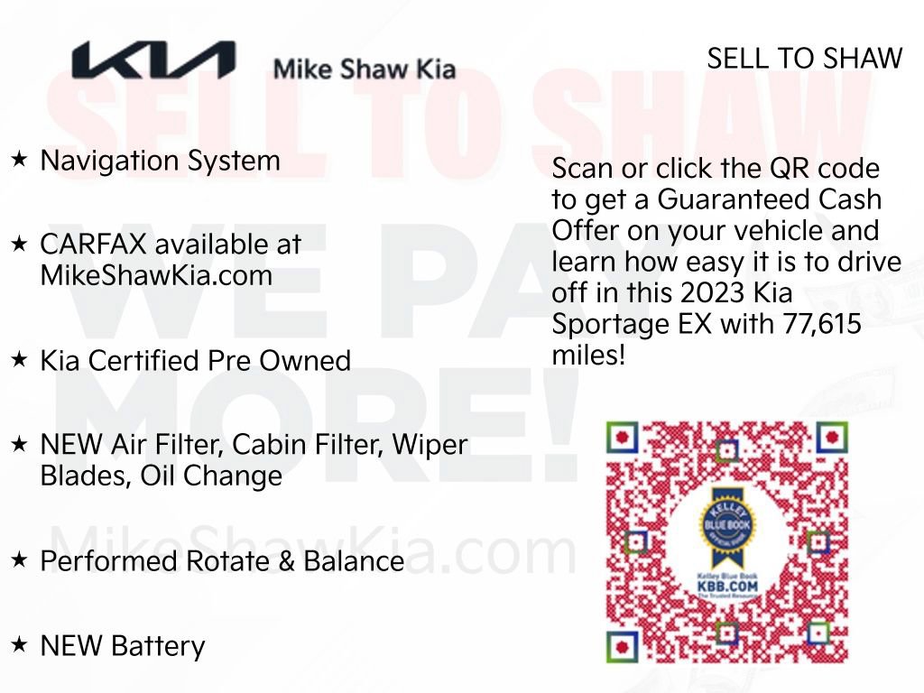 Certified 2023 Kia Sportage EX FWD image 13