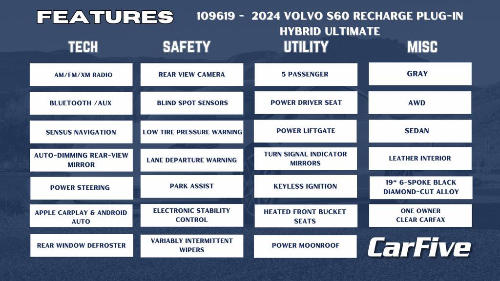 Used 2024 Volvo S60 T8 Ultimate image 34