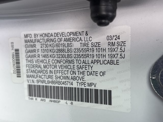 Used 2024 Honda Odyssey Touring image 27