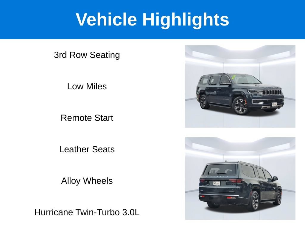 Used 2023 Jeep Wagoneer Series III w/ Preferred Equipment Group AWD/4WD image 2