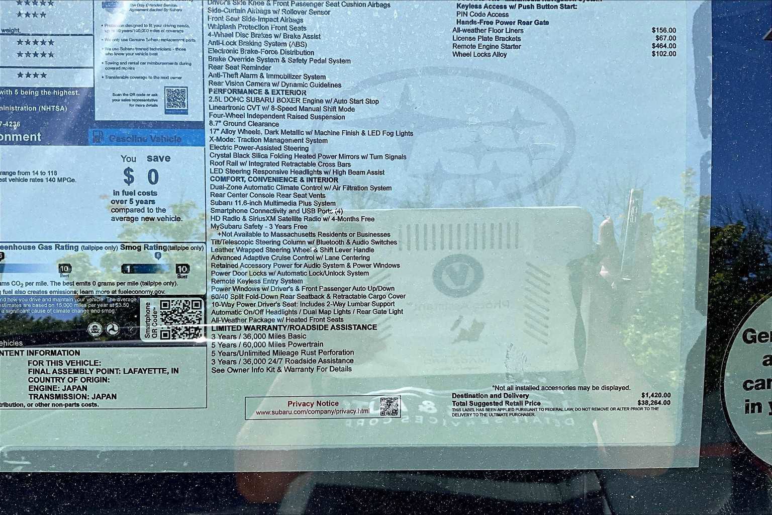 New 2025 Subaru Outback Premium image 19