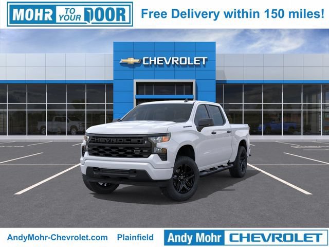 New 2026 Chevrolet Silverado 1500 Custom w/ Turbomax Blackout Package AWD/4WD image 1
