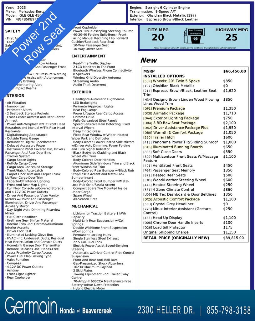 Used 2023 Mercedes-Benz GLE 450 4MATIC image 35