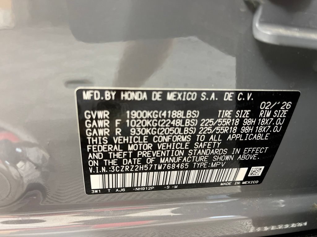 Certified 2026 Honda HR-V Sport image 35