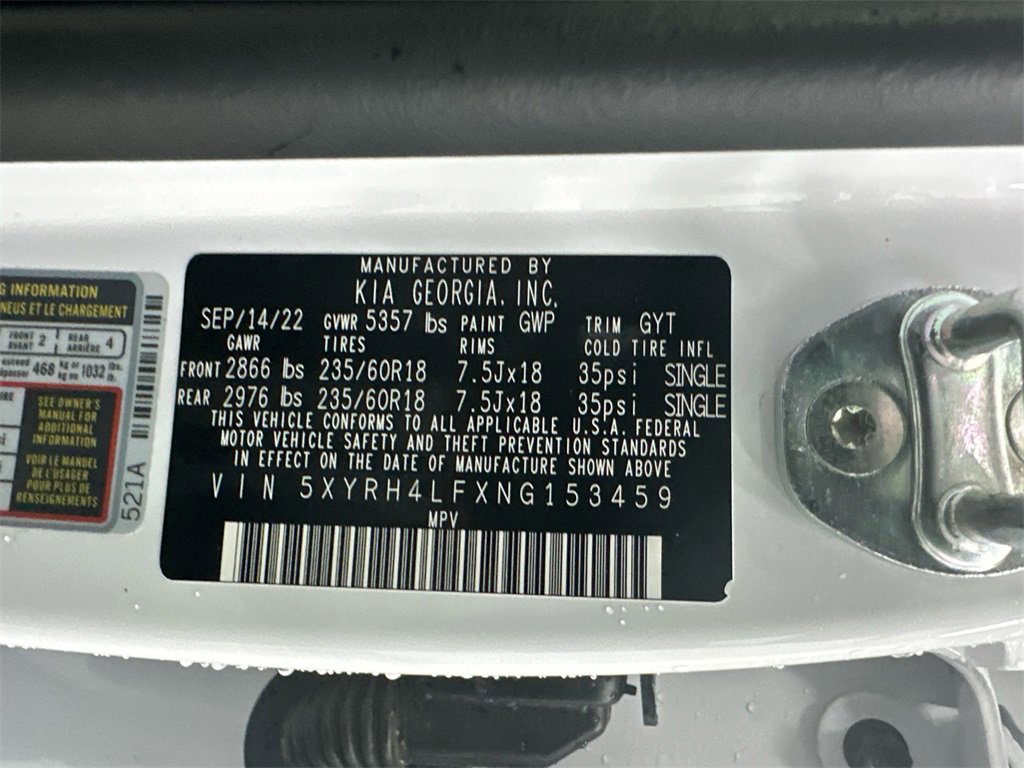 Used 2022 Kia Sorento EX w/ Panoramic Sunroof Package image 35