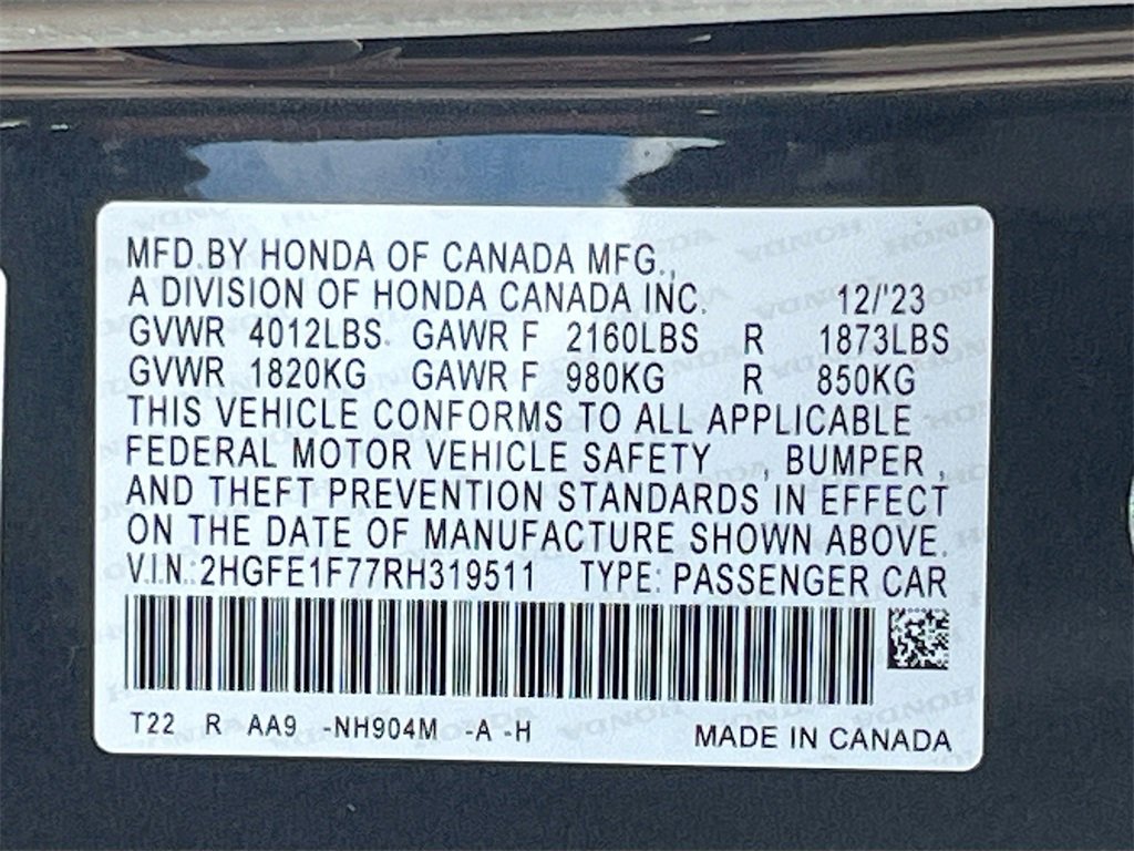 Used 2024 Honda Civic EX image 31