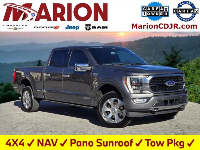Used 2021 Ford F150 Platinum w/ Equipment Group 701A High image 1