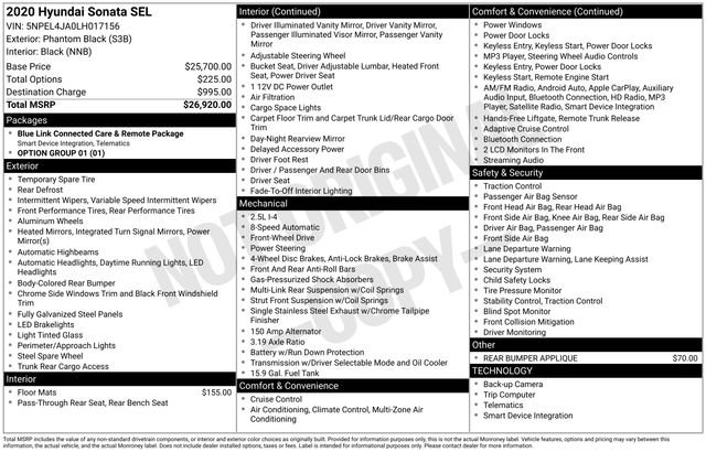 Used 2020 Hyundai Sonata SEL image 10