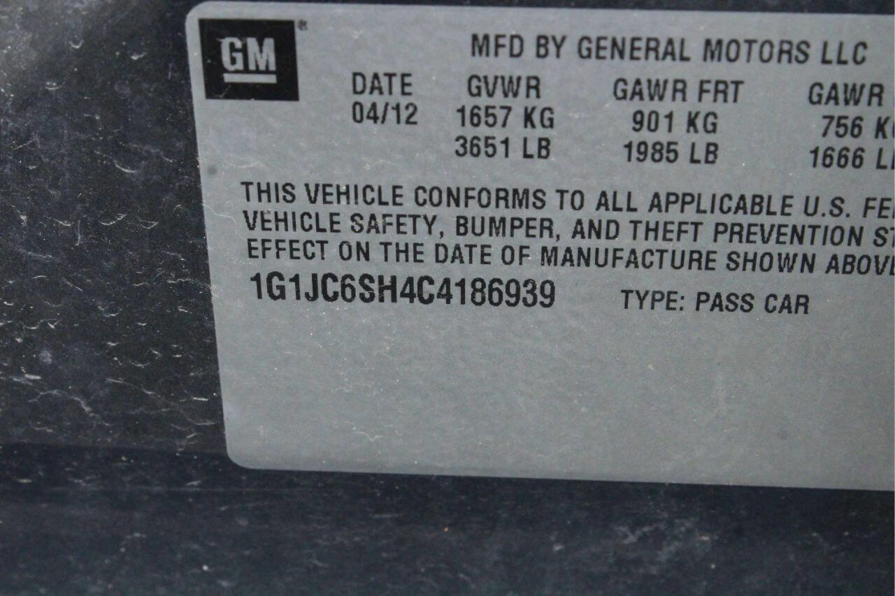 Used 2012 Chevrolet Sonic LT FWD image 9