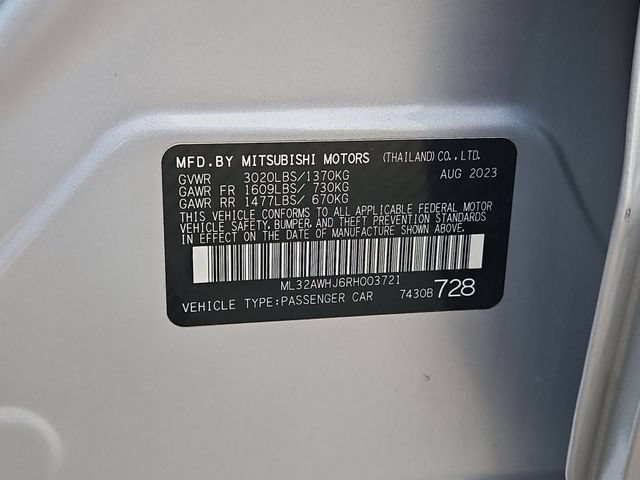 Used 2024 Mitsubishi Mirage Black Edition FWD image 31