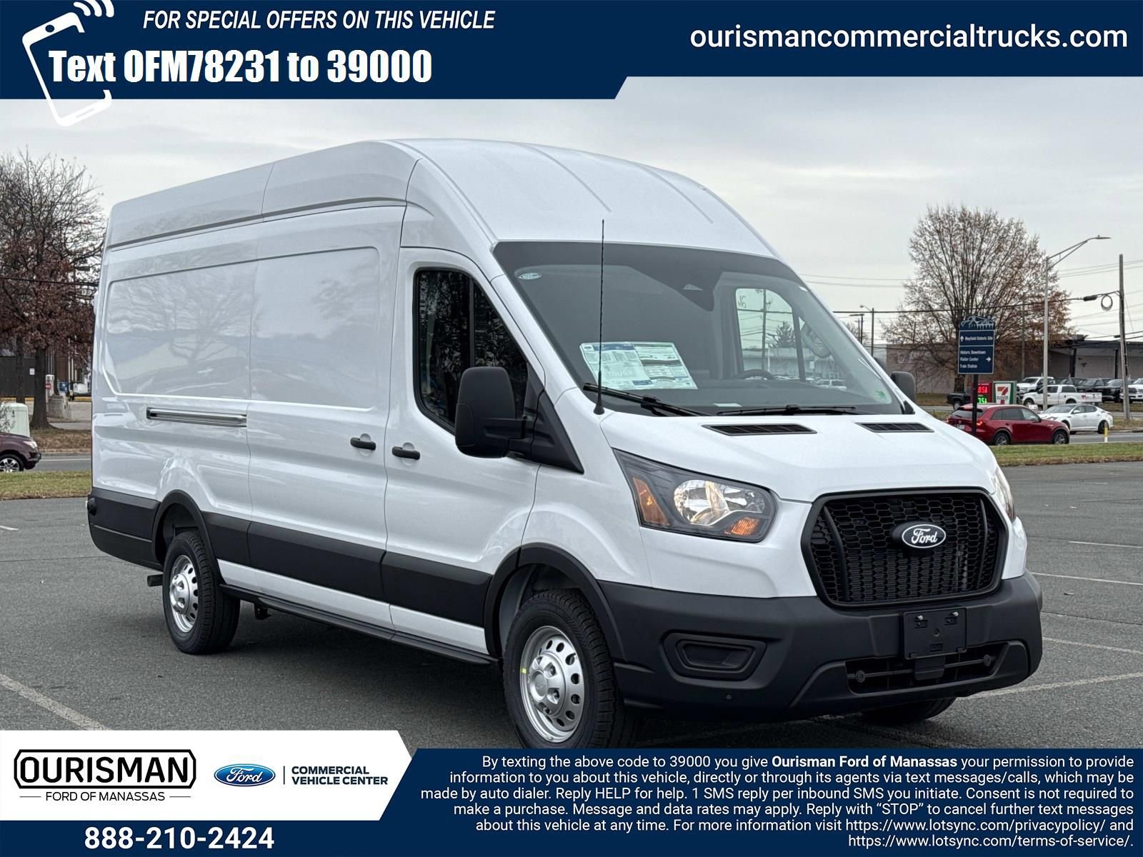New 2026 Ford Transit 350 148 High Roof Extended w/ Load Area Protection Package
