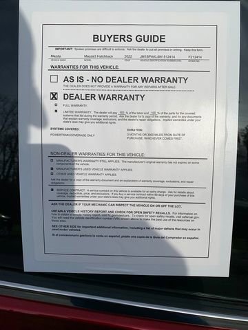 Certified 2022 MAZDA MAZDA3 s image 31