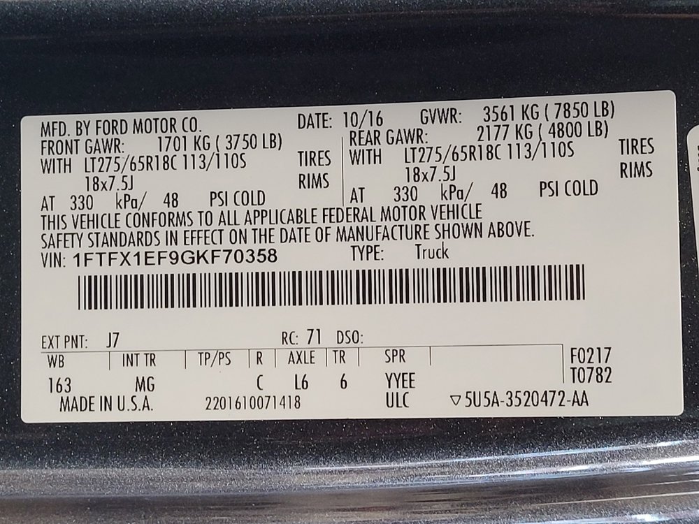 Used 2016 Ford F150 XLT w/ Equipment Group 301A Mid AWD/4WD image 33