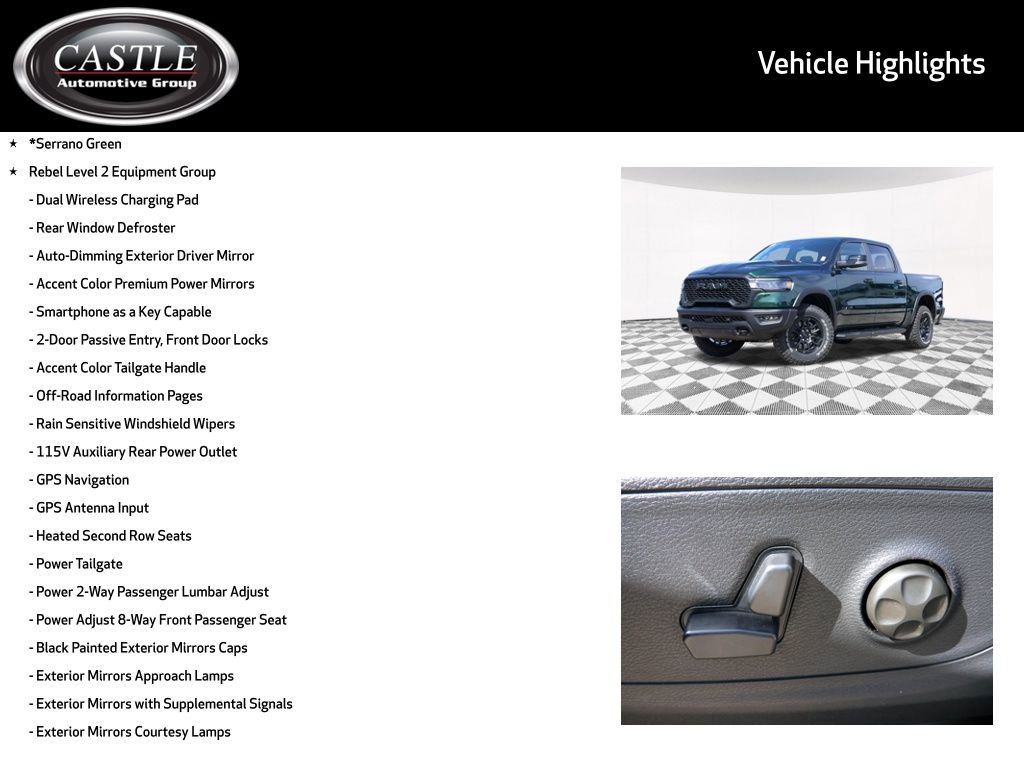 New 2026 RAM 1500 Rebel w/ G/T Package AWD/4WD image 3