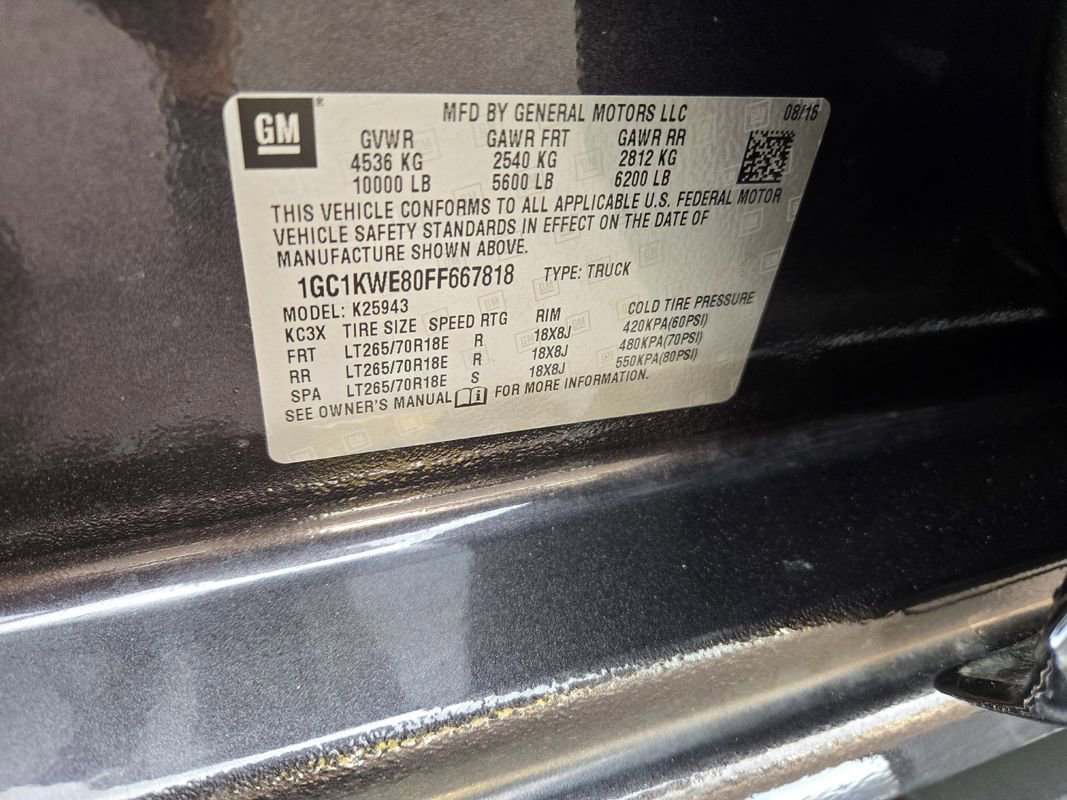 Used 2015 Chevrolet Silverado 2500 LTZ w/ Duramax Plus Package image 29