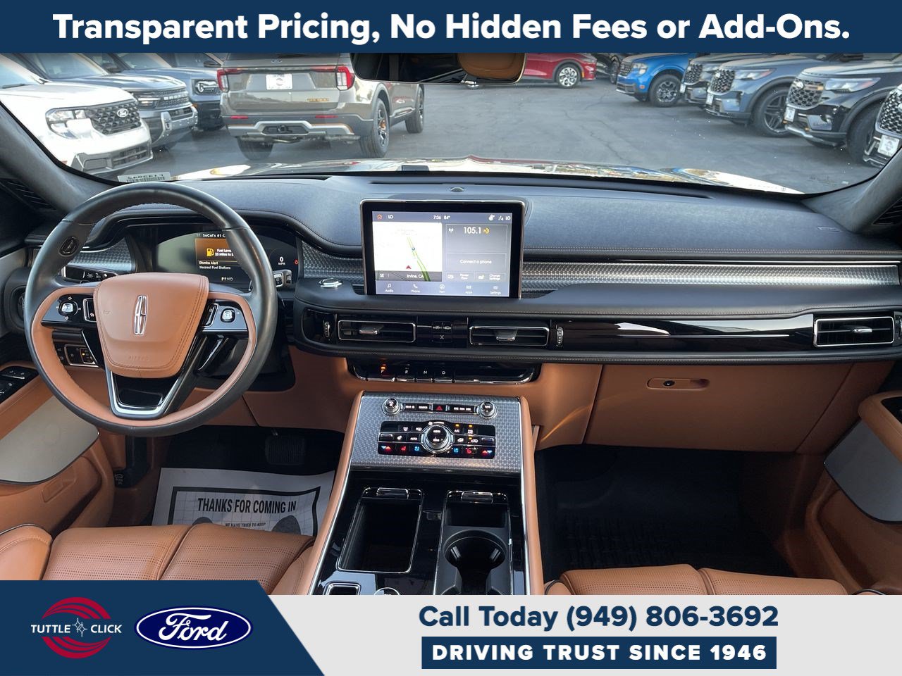 Used 2023 Lincoln Aviator Black Label Grand Touring w/ Class IV Trailer Tow Package AWD/4WD image 12