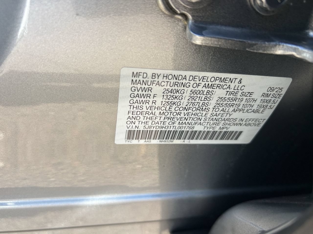 Certified 2026 Acura MDX FWD image 37