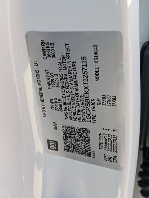 New 2026 Chevrolet Colorado W/T RWD image 36