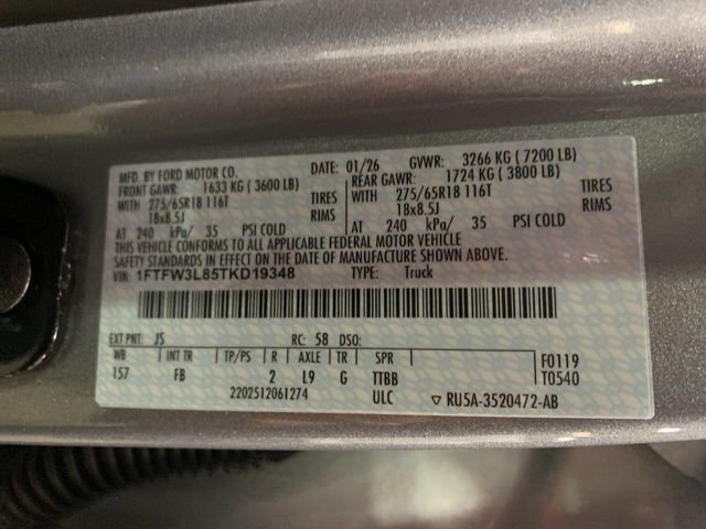 New 2026 Ford F150 XLT w/ Equipment Group 302A MID image 12