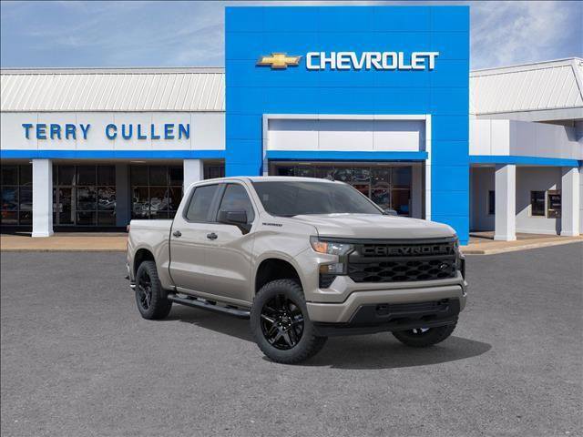 New 2026 Chevrolet Silverado 1500 Custom w/ Turbomax Blackout Package RWD image 1