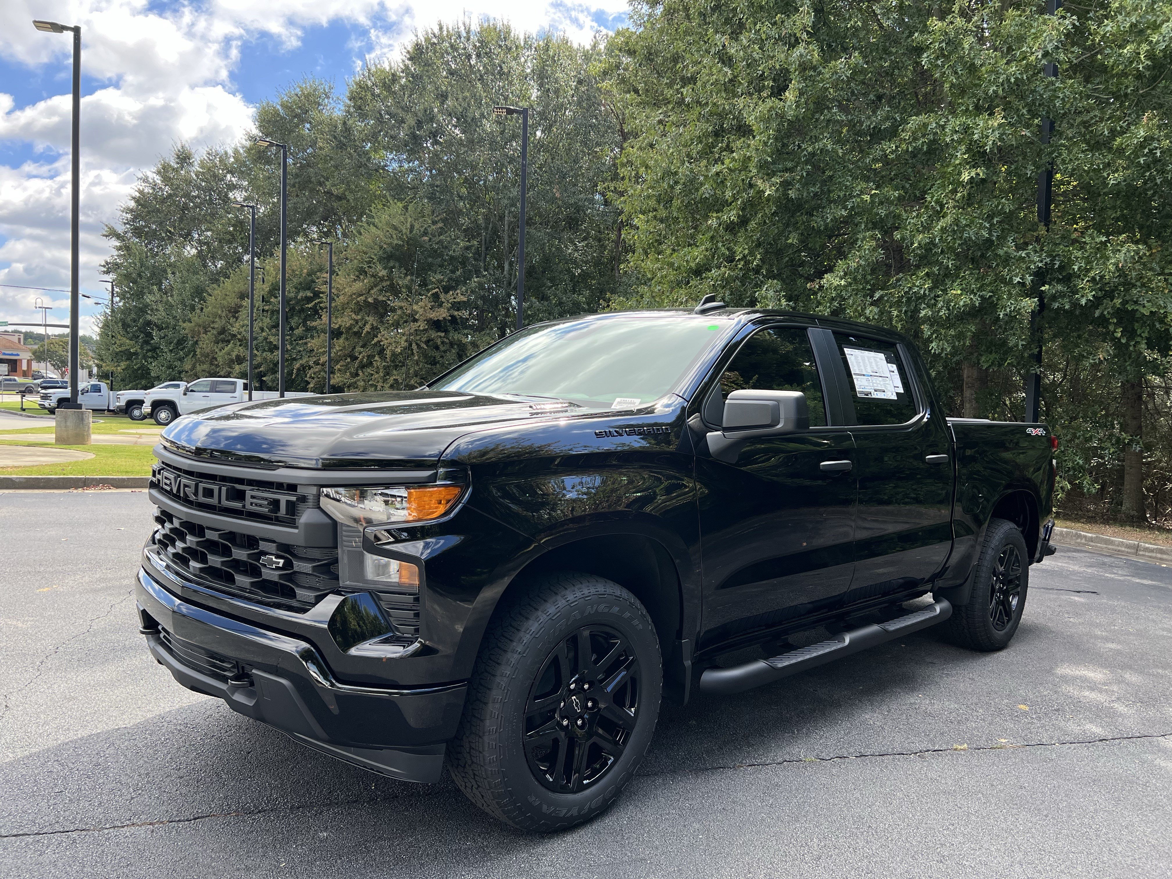 New 2026 Chevrolet Silverado 1500 Custom w/ Turbomax Blackout Package AWD/4WD image 5