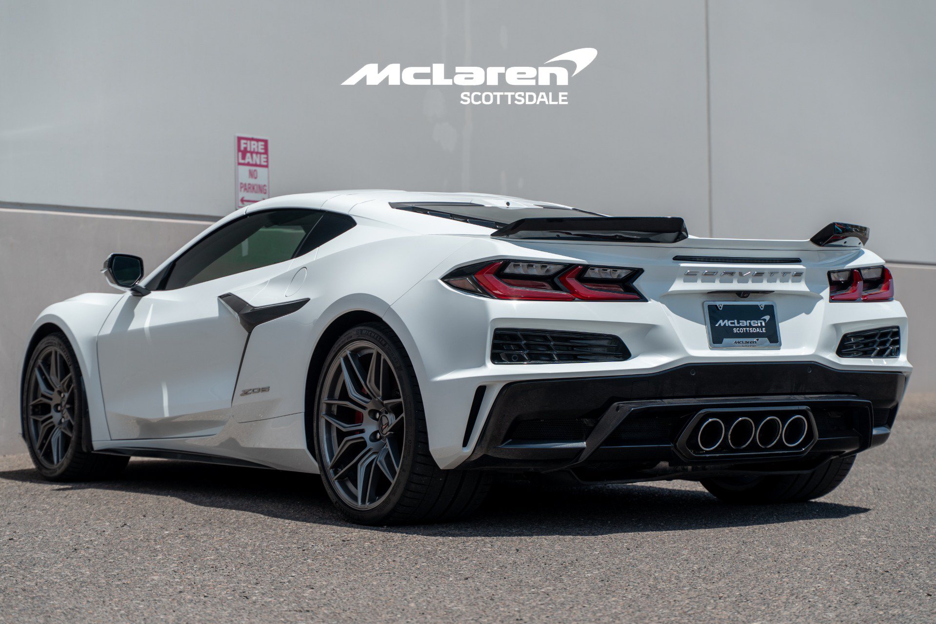 Used 2024 Chevrolet Corvette Z06 w/ Chrome Exterior Badge Package RWD image 5
