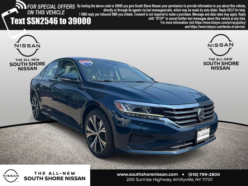 Used 2020 Volkswagen Passat 2.0T SEL FWD image 1