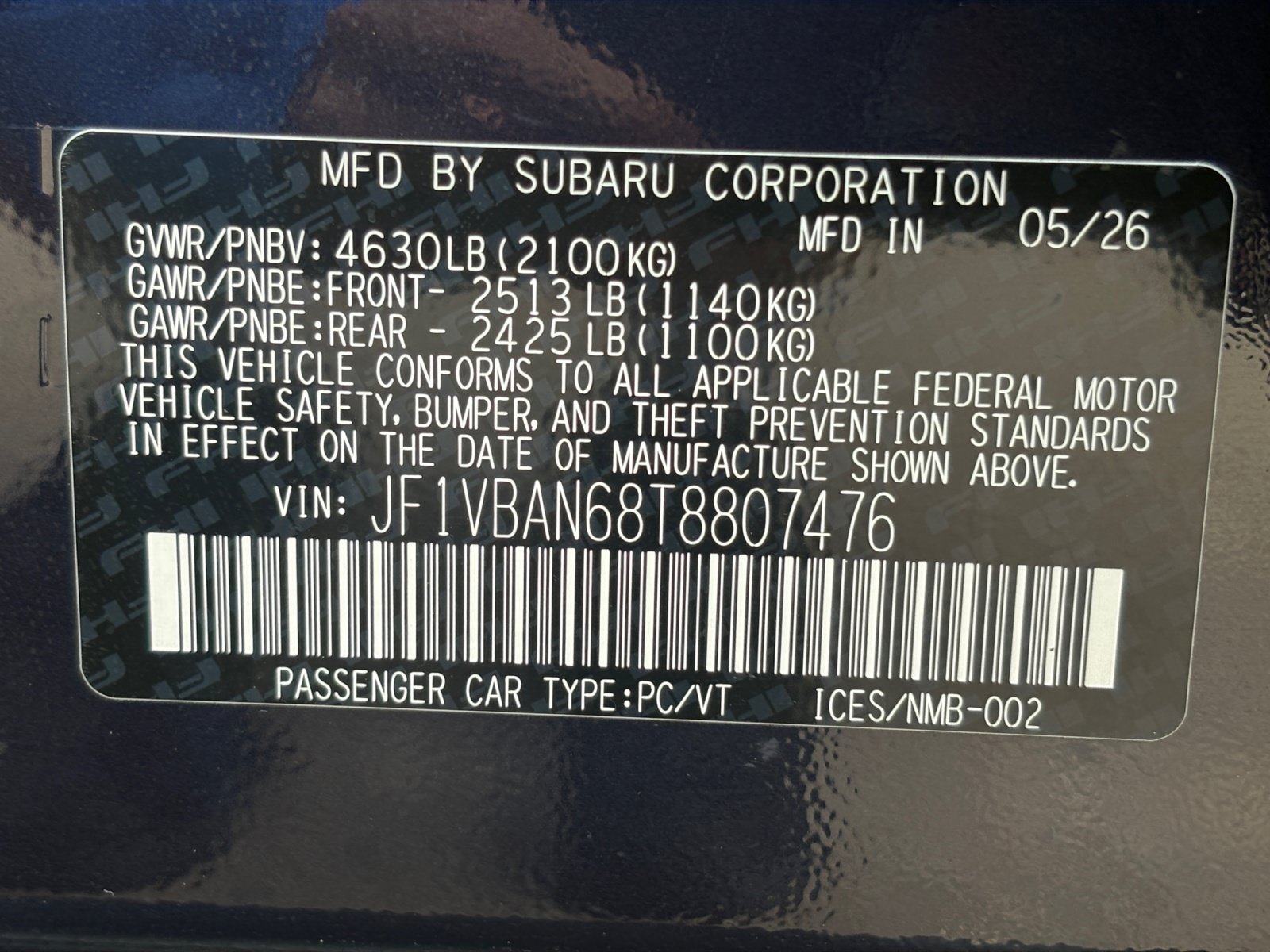 New 2026 Subaru WRX Limited AWD/4WD image 39