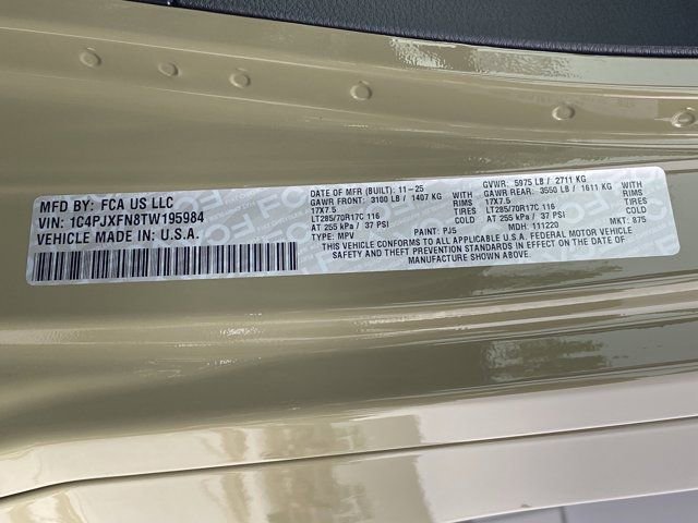 New 2026 Jeep Wrangler Unlimited Rubicon image 29