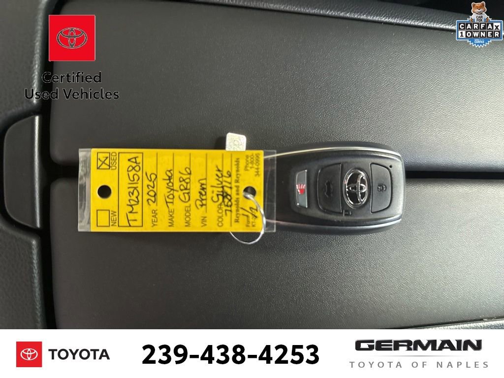 Used 2025 Toyota GR86 Premium RWD image 22