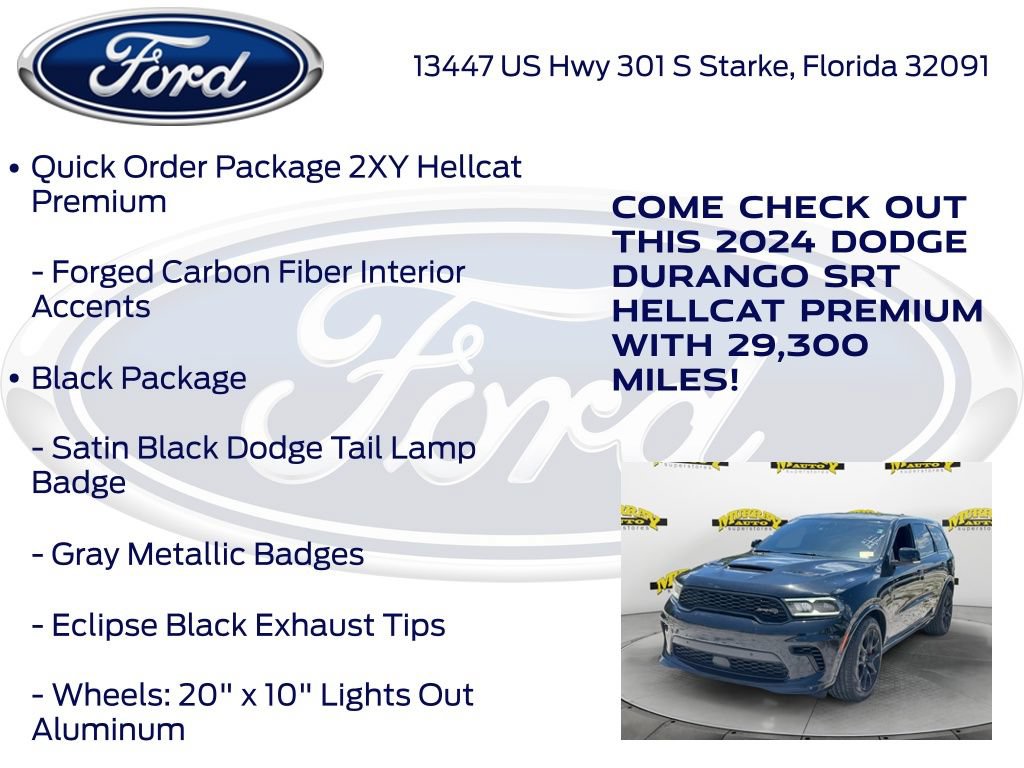 Used 2024 Dodge Durango SRT Hellcat AWD/4WD image 30