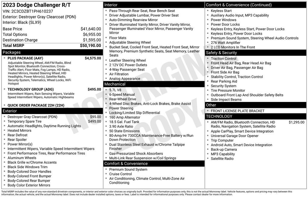 Used 2023 Dodge Challenger R/T w/ Plus Package image 11
