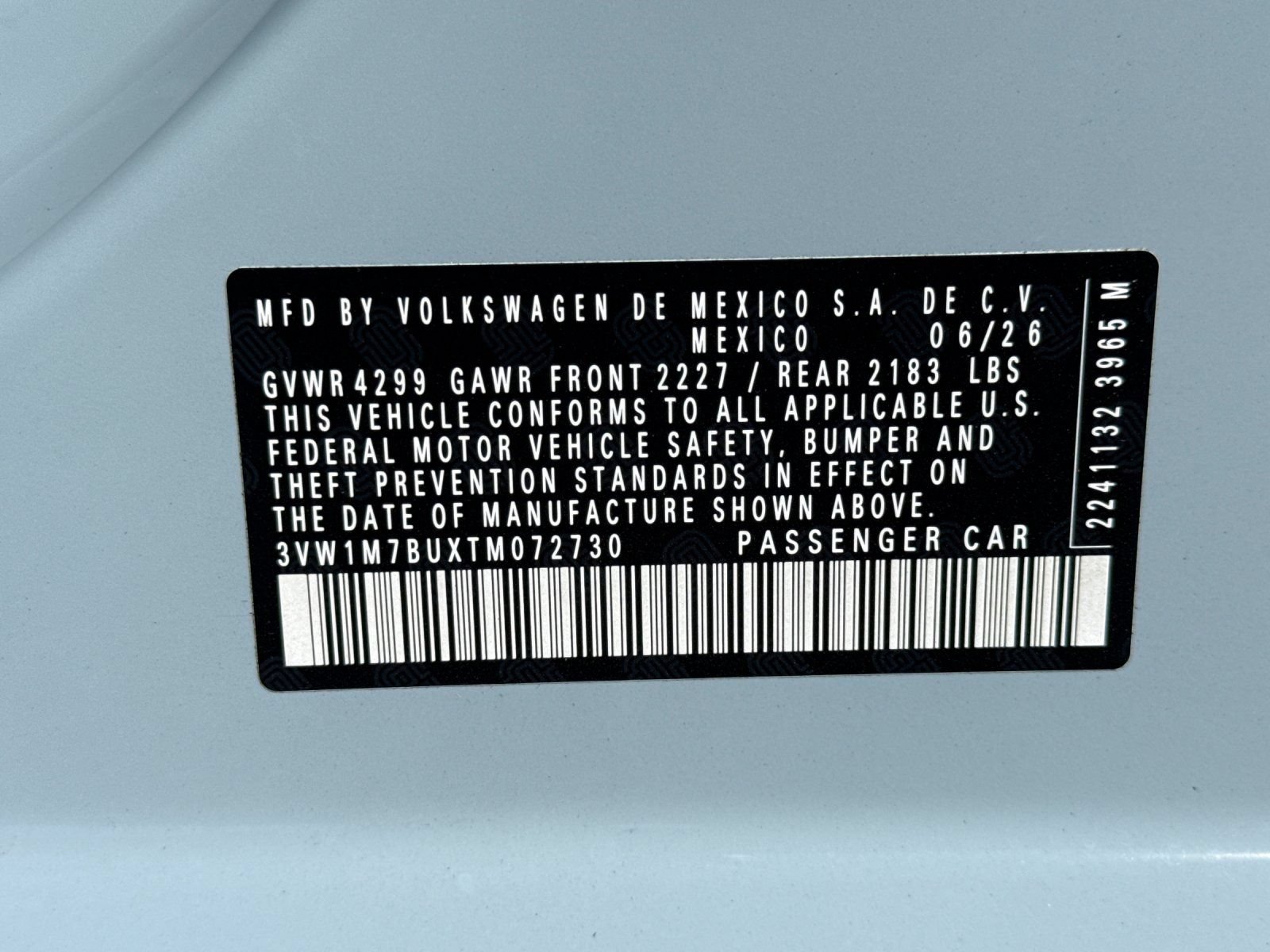 New 2026 Volkswagen Jetta GLI Autobahn FWD image 26