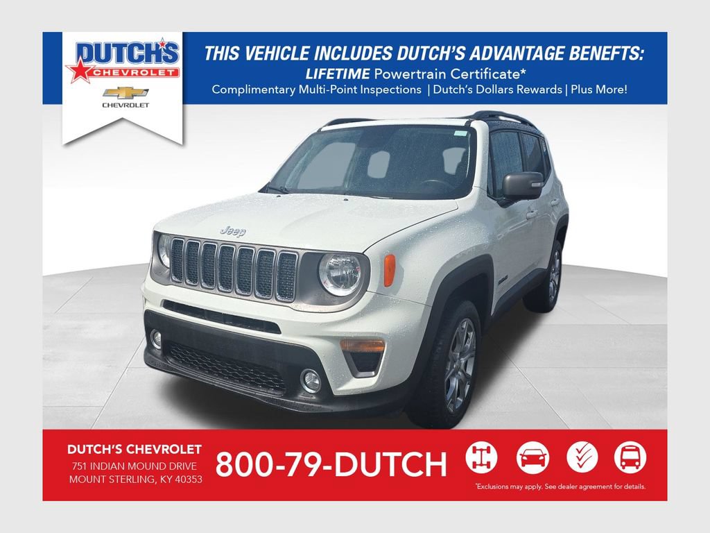 Used 2020 Jeep Renegade Limited w/ UConnect 8.4 Nav Group AWD/4WD 360° Tour