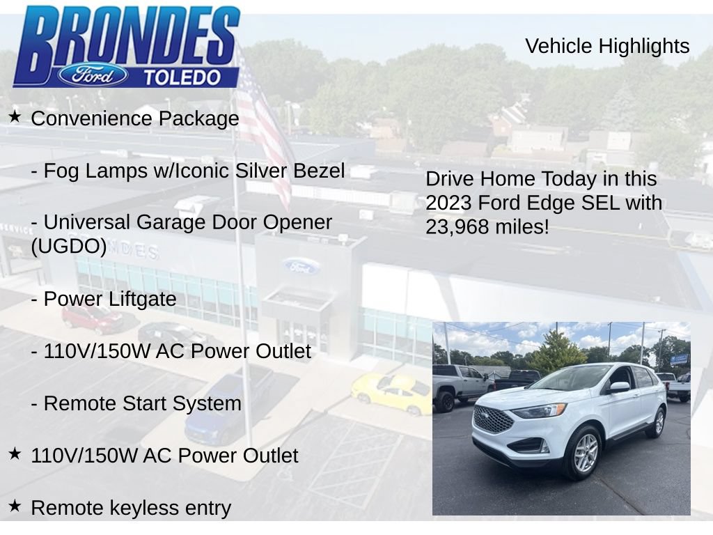 Used 2023 Ford Edge SEL w/ Convenience Package AWD/4WD image 12