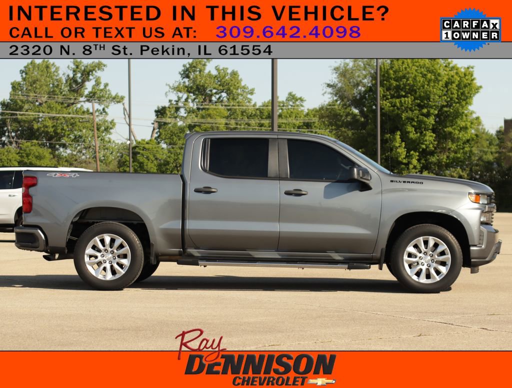 Used 2020 Chevrolet Silverado 1500 Custom w/ Custom Value Package AWD/4WD image 8