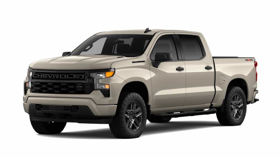 New 2026 Chevrolet Silverado 1500 Custom w/ Turbomax Blackout Package AWD/4WD image 4