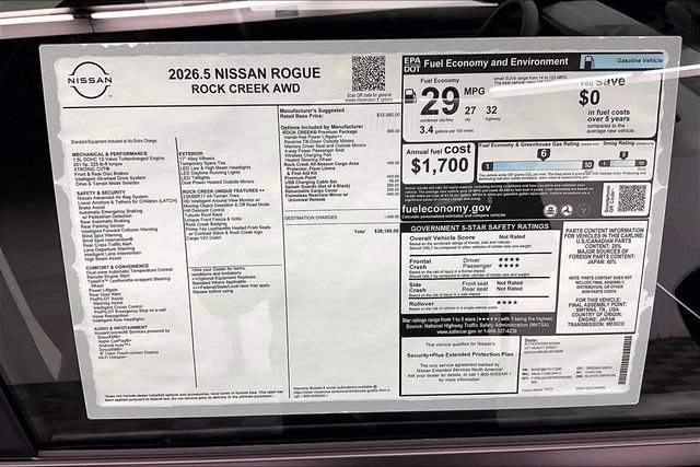 New 2026 Nissan Rogue SV w/ Rock Creek Premium Package image 39