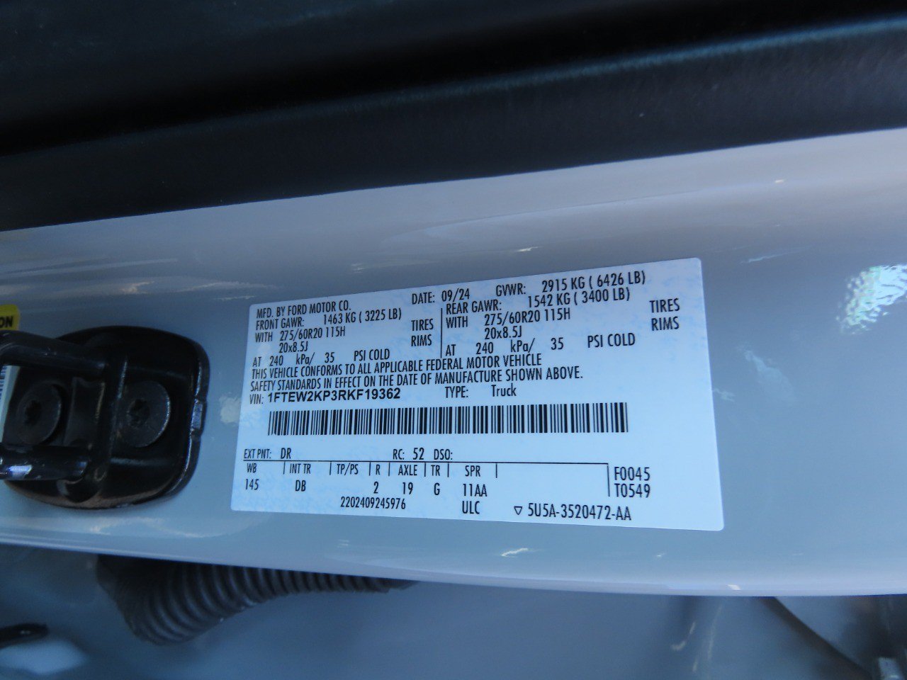 Certified 2024 Ford F150 STX w/ STX Black Appearance Package RWD image 29