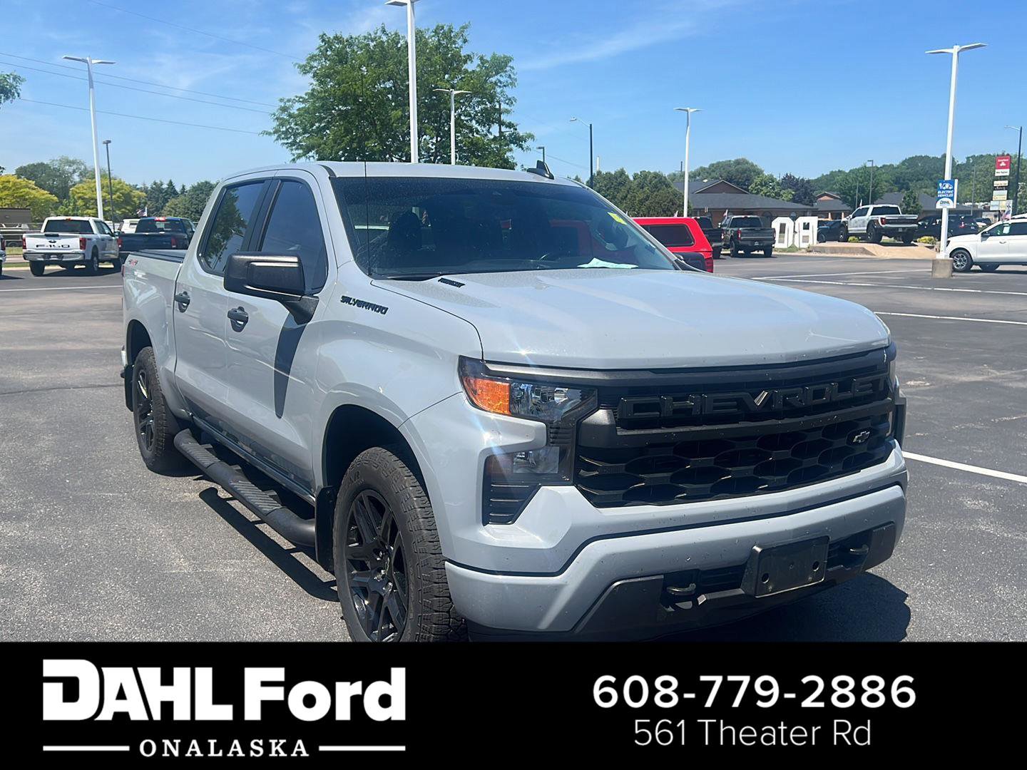 Used 2024 Chevrolet Silverado 1500 Custom w/ Turbomax Blackout Package