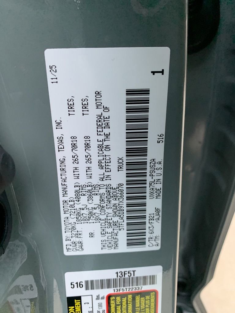 New 2026 Toyota Tundra SR5 image 32