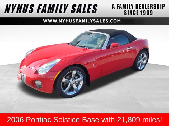 Used 2006 Pontiac Solstice Convertible w/ Premium Package
