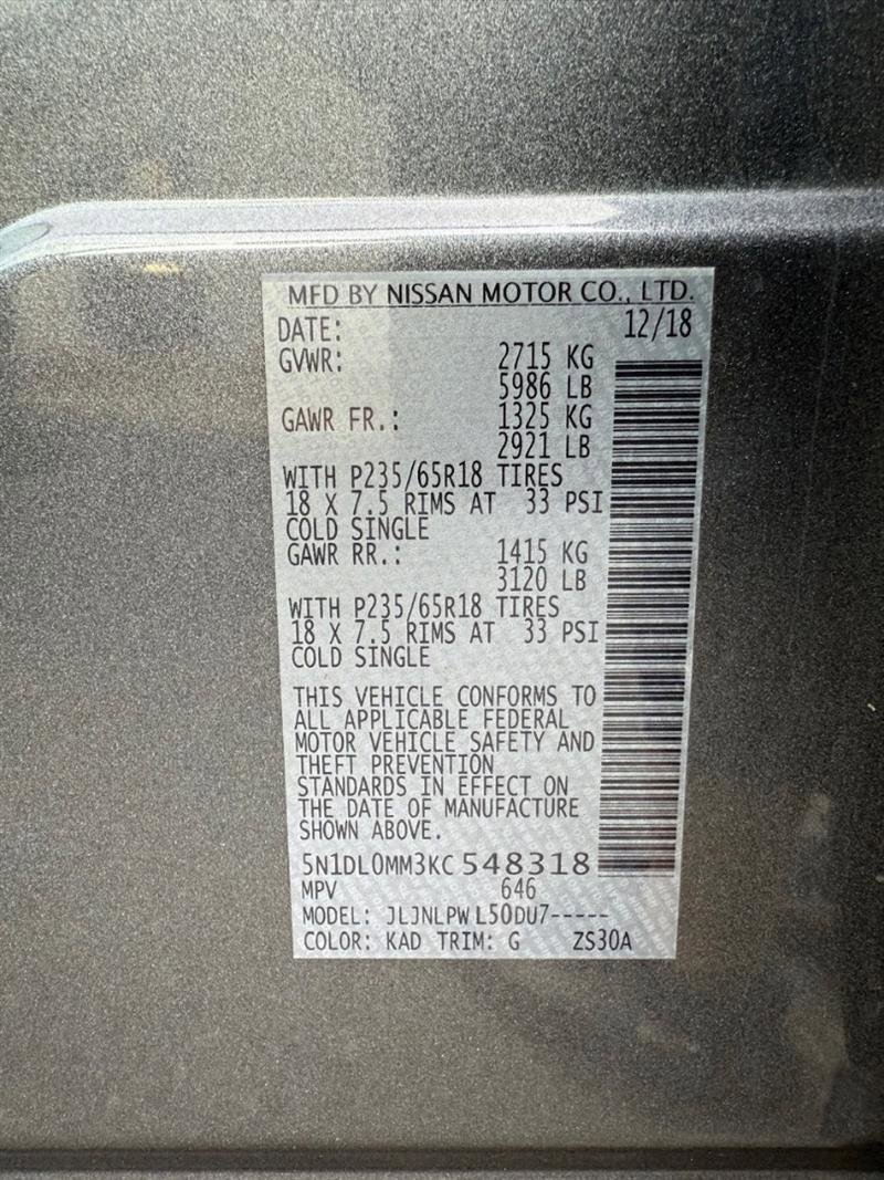 Used 2019 INFINITI QX60 Pure image 37