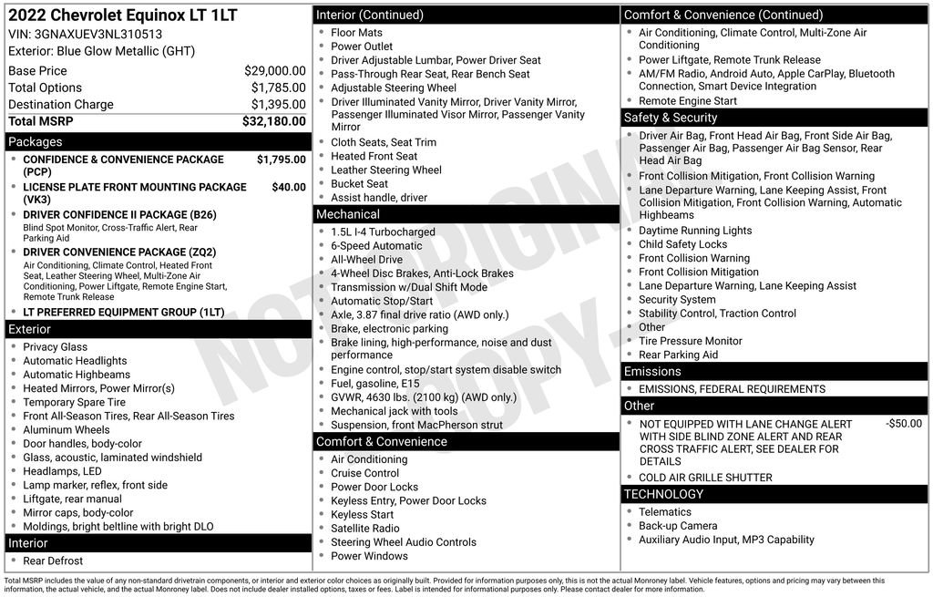 Certified 2022 Chevrolet Equinox LT image 4