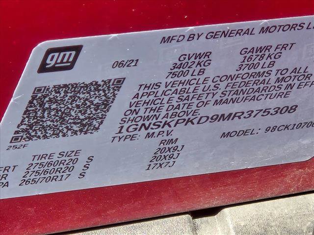 Used 2021 Chevrolet Tahoe Z71 w/ Rear Media and Nav Package image 26