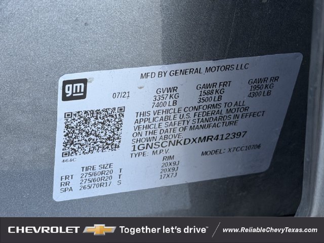 Used 2021 Chevrolet Tahoe LT RWD image 38