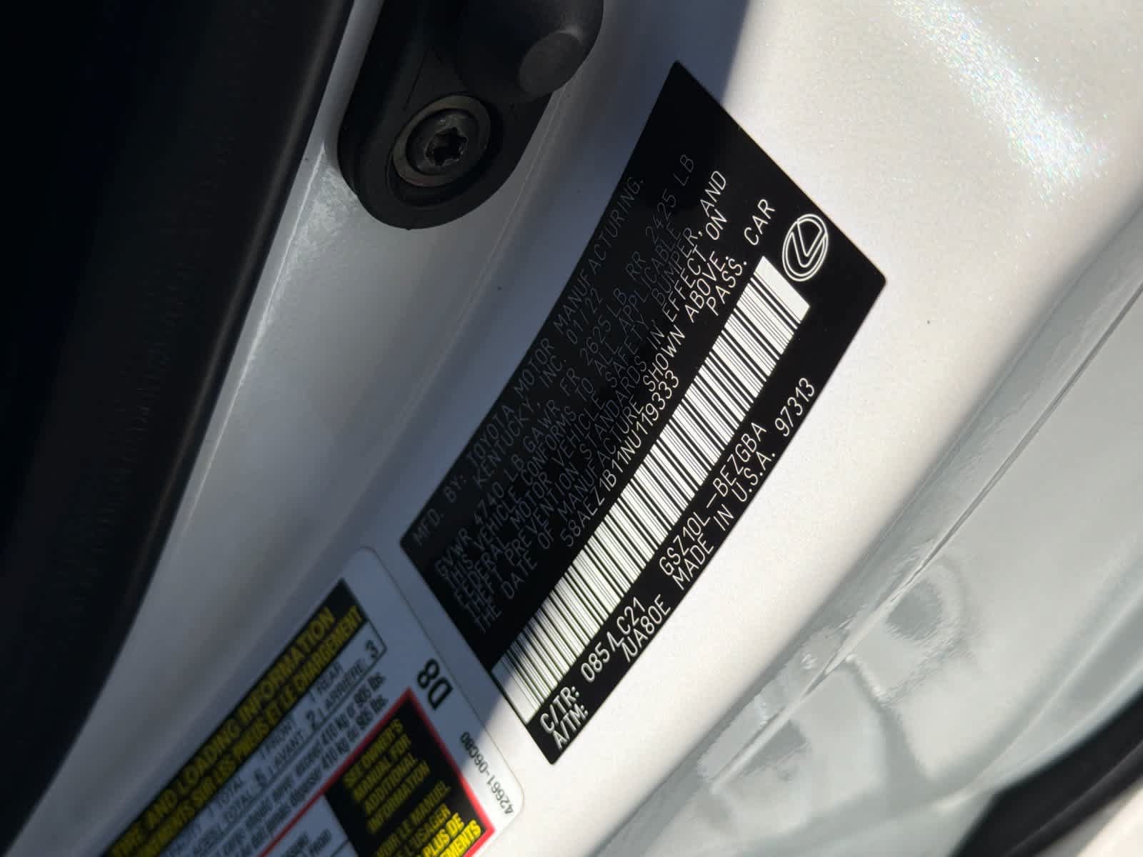Used 2022 Lexus ES 350 w/ Accessory Package 2 FWD image 33
