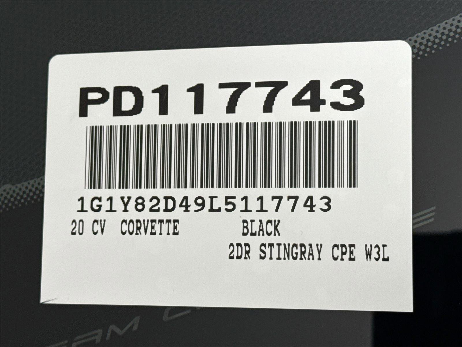 Used 2020 Chevrolet Corvette Stingray Premium Cpe w/ 3LT Preferred Equipment Group image 46